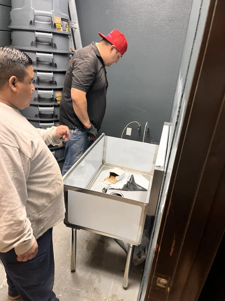 Commercial plumbing and sink installation in Hill Afb